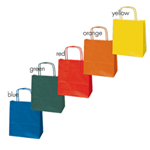 Mainetti Bags Blister 25 shoppers carta kraft 26x11x35cm twisted assortiti colori natalizi