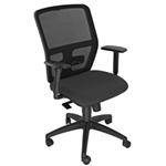 Unisit Seduta operativa ergonomica Kemper A Nero c/bracc.reg.