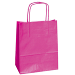 Mainetti Bags 25 shoppers carta kraft 14x9x20cm twisted magenta