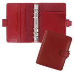 Organiser Metropol Pocket f.to 146x115x35mm rosso similpelle Filofax
