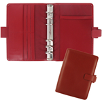 Organiser Metropol Personal f.to 188x135x38mm rosso similpelle Filofax