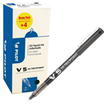 Value pack 16+4 roller Hi-Tecpoint V5 0,5mm nero Pilot