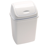 Medial International Pattumiera a basculante 18Lt Rif Basic Bianco
