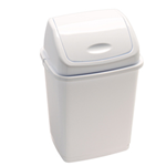 Medial International Pattumiera a basculante 35Lt Rif Basic Bianco