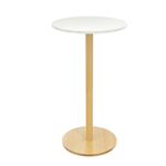 Tavolo alto Ã˜60 x H110cm Bianco Woody Paperflow