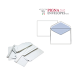 PIGNA 25 BUSTE BIANCHE 114X162MM S/FINESTRA 70GR LEYLA