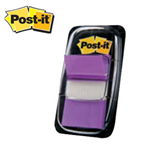 SEGNAPAGINA Post-it 680-8 PORPORA 25.4X43.6MM 50FOGLIETTI