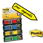 MINISET 140 SEGNAPAGINA POST-IT INDEX 683-4 IN 4 COLORI CLASSICI 12X43.6MM