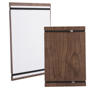 Porta MenU' Tablet in legno con elastici 32x22cm Securit