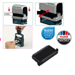 Blister da 3 tamponi 6/4910 nero Trodat