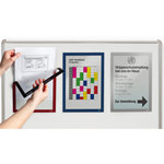 Cornice DuraframeÂ® Magnetic A4 21x29,7cm nero Durable