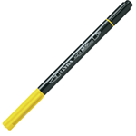 Pennarello a 2 punte AQUA BRUSH DUO giallo di cadmio limone LYRA