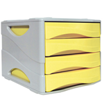 Cassettiera Keep Colour Pastel GIALLO Arda