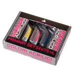Colori acrilici Primary Set 5 tubetti da 75ml Maimeri