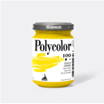 Colore vinilico Polycolor vasetto 140 ml giallo limone Maimeri
