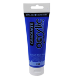 Colore acrilico fine Graduate tubo 120 ml blu cobalto imit. Daler Rowney