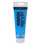 Colore acrilico fine Graduate tubo 120 ml ceruleo imit. Daler Rowney