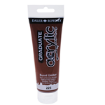 Colore acrilico fine Graduate tubo 120 ml terra d'ombra bruciata Daler Rowney
