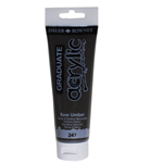 Colore acrilico fine Graduate tubo 120 ml terra d'ombra naturale Daler Rowney