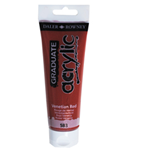 Colore acrilico fine Graduate tubo 120ml rosso Venezia Daler Rowney