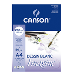 CANSON Blocco collato lato corto IMAGINE A4 50 fg. 200 gr.
