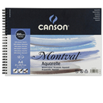 CANSON Album spiralato lato corto MONTVAL A4 12 fg.microperforati 300 gr