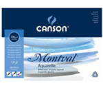 CANSON Blocco collato lato corto MONTVAL 18x25cm 12 fg. 300 gr.