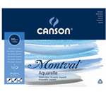 CANSON Blocco collato lato corto MONTVAL 24x32cm 12 fg. 300 gr.