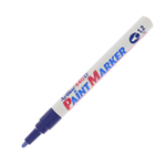 Marcatore artline A 440 punta tonda fine a vernice blu