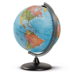 NOVA RICO Globo geografico non illuminato Corallo Ã˜ 30CM NOVARICO