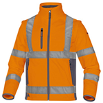 Giacca Softshell Moonlight 2 alta visibilitA' arancio fluo tg.M DeltaPlus