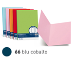 50 cartelline semplici LUCE 200gr 25x34cm blu cobalto FAVINI