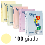 Carta LECIRQUE A4 80gr 500fg giallo pastello 100 FAVINI