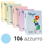 Carta LECIRQUE A4 80gr 500fg azzurro pastello 106 FAVINI
