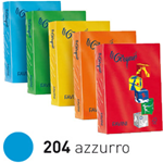 Carta LECIRQUE A4 80gr 500fg azzurro reale 204 FAVINI