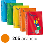 Carta LECIRQUE A4 80gr 500fg arancio 205 FAVINI
