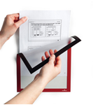 Cornice DuraframeÂ® Magnetic A4 21x29,7cm rosso Durable