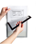 Cornice DuraframeÂ® Magnetic A4 21x29,7cm argento Durable