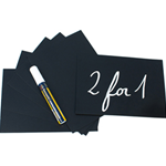 Set 20 TAG nere 10,5x15cm (A6 Securit