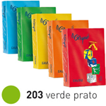 Carta LECIRQUE A4 160gr 250fg verde prato 203 FAVINI