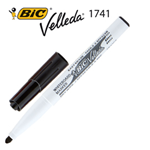 Pennarello VELLEDA 1741 punta tonda whiteboard nero BIC