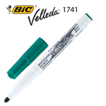 Pennarello VELLEDA 1741 punta tonda whiteboard verde BIC