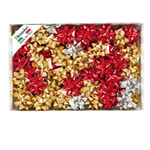 100 stelle nastro metal 6870 14mmxÃ˜6,5cm colori assortiti Brizzolari
