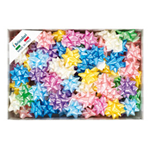100 stelle nastro liscio 6800 14mmxÃ˜6,5cm colori assortiti primavera Brizzolari