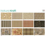 Scatola 100fg carta regalo Natura Kraft 70X100cm Rex Sadoch