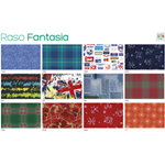 Scatola 100fg carta regalo Raso Fantasia 70X100cm Rex Sadoch