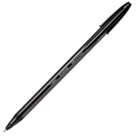 Scatola 20 penna sfera con cappuccio CristalÂ® Exact 0.7mm nero BICÂ®