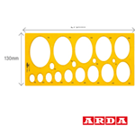MASCHERA ARDA ELLISSI DA 8 A 75MM