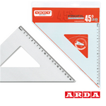 SQUADRA PROFIL ALLUMINIO 45Â° 30CM ARDA
