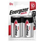 Blister 2 pile torcia D - Energizer Max